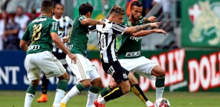 palmeiras e santos