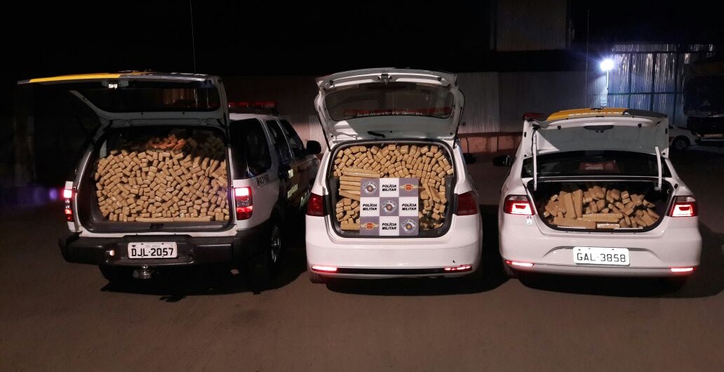 Houve crescimento na apreensão de drogas nas estradas