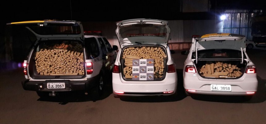 Houve crescimento na apreensão de drogas nas estradas