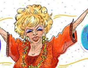 Dercy Gonçalves ganha doodle pelos 109 anos