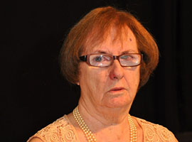 A professora Maria Christina Pirolla: reconhecimento do município à destacada atuação na educação pública e na sociedade