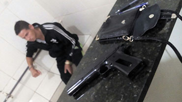 PM prende assaltantes em flagrante