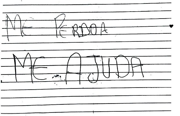 Menina relatou estupro em carta escrita para a mãe
(Divulgação/Polícia Militar)