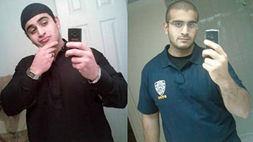 O atirador, identificado como Omar Mateen, de 29 anos, é americano e filho de afegãos. Ele mantinha uma página com selfies na rede social MySpace