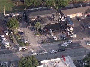 Boate Pulse, em Orlando, foi alvo de ataque (Foto: Reprodução/TV Globo)