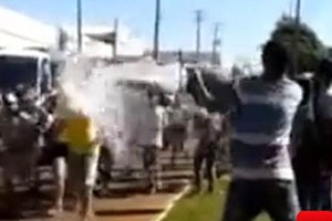 Preso homem que tentou apagar a tocha