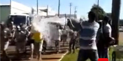 Preso homem que tentou apagar a tocha