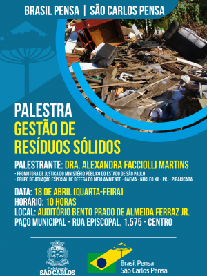 PALESTRA- 18 DE ABRIL