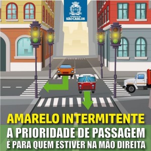 amarelo piscante