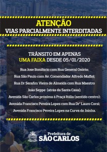 ViasParcialmenteInterditadas