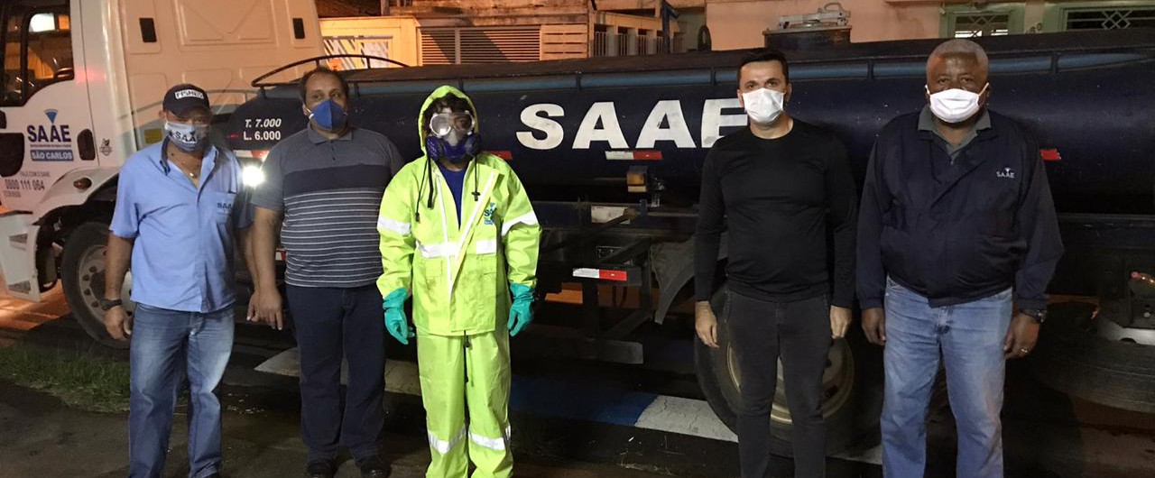 Rodson e equipe do SAAE