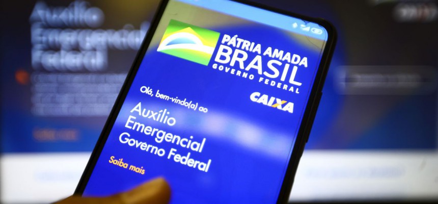 Aplicativo auxílio emergencial do Governo Federal.
