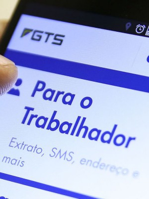 Aplicativo Caixa Econômica Federal- FGTS.