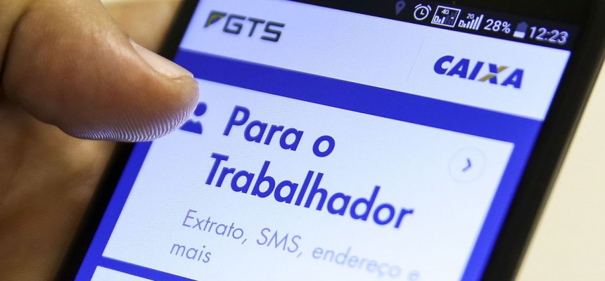 Aplicativo Caixa Econômica Federal- FGTS.