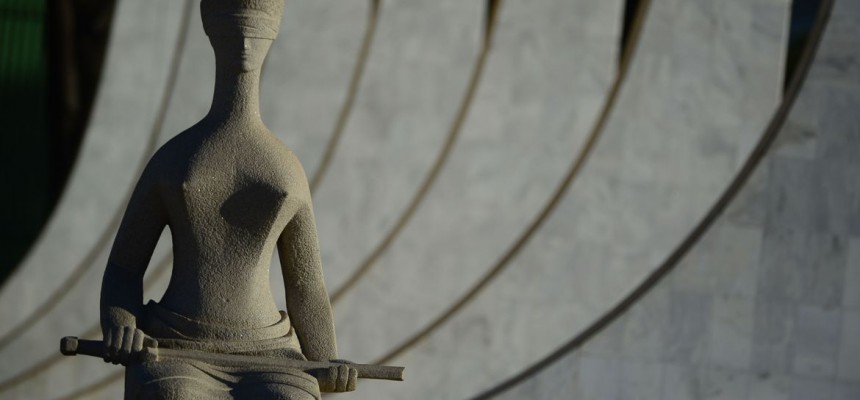 Fachada do edifício sede do Supremo Tribunal Federal - STF