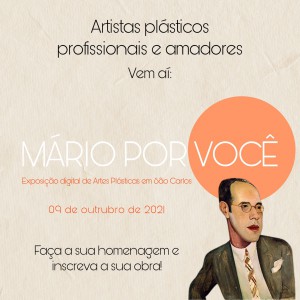 convite exposição digital Mário Por Você