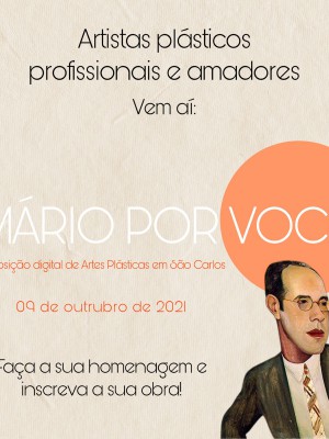 convite exposição digital Mário Por Você