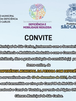 thumbnail_CONFERÊNCIA MUNICIPAL DA PESSOA COM DEFICIÊNCIA