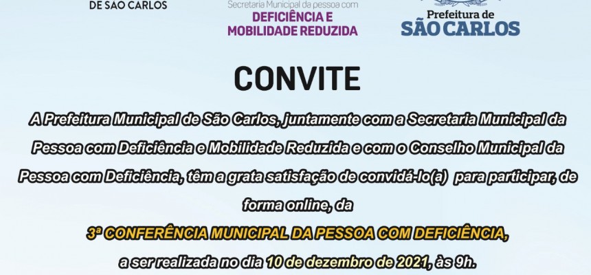 thumbnail_CONFERÊNCIA MUNICIPAL DA PESSOA COM DEFICIÊNCIA