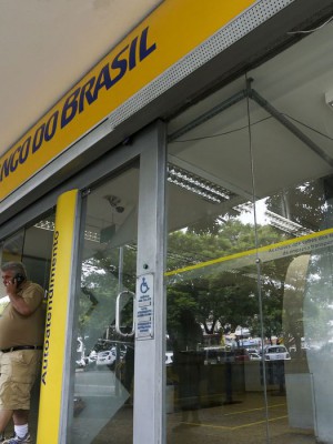 Fachada de Agência do Banco do Brasil.
