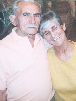 Adelino Sitelli ao lado esposa Nilza Sitelli