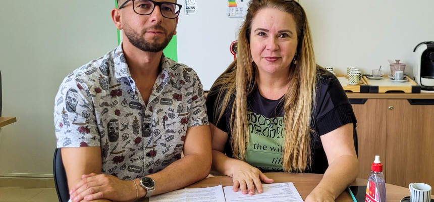 Elton na secretaria de saúde