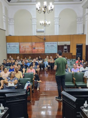 Foto Reunião Comerciantes Shopping Popular Djalma